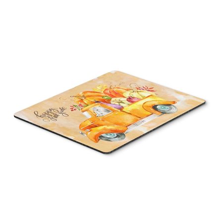 CAROLINES TREASURES Fall Harvest White Poodle Mouse Pad; Hot Pad or Trivet CK2678MP